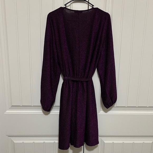 NWT Perfectly Priscilla Elegant Purple Dress - Picture 2 of 7
